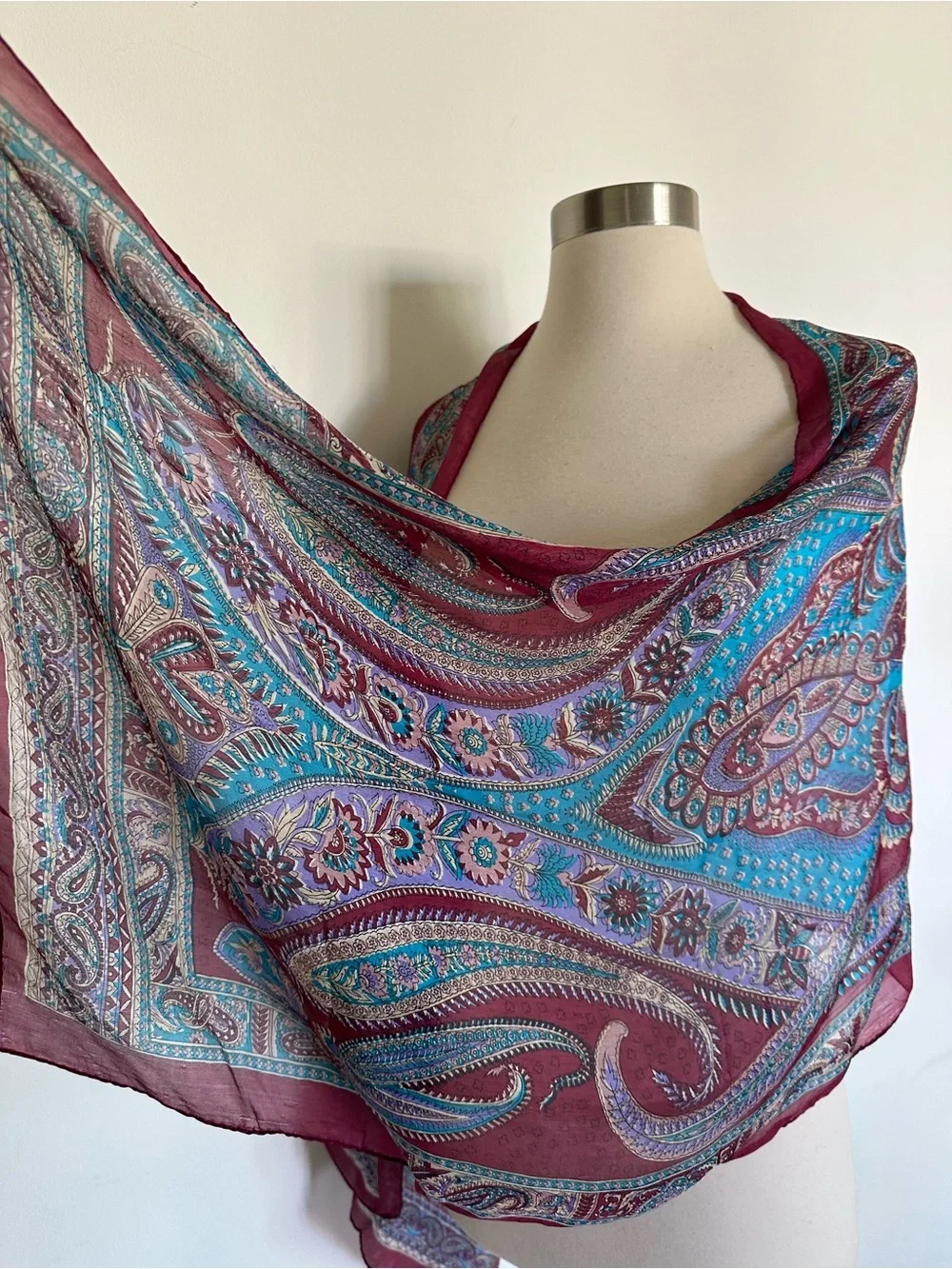 Vintage silk scarf